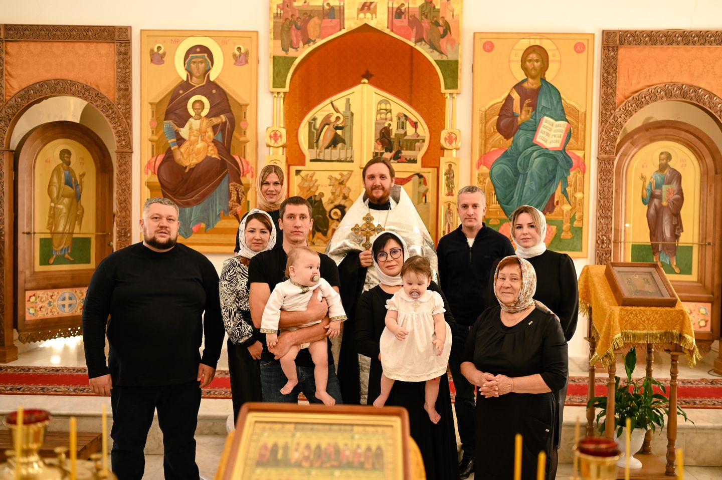 Таинство Крещения Ксении и Максима 1г Бойко