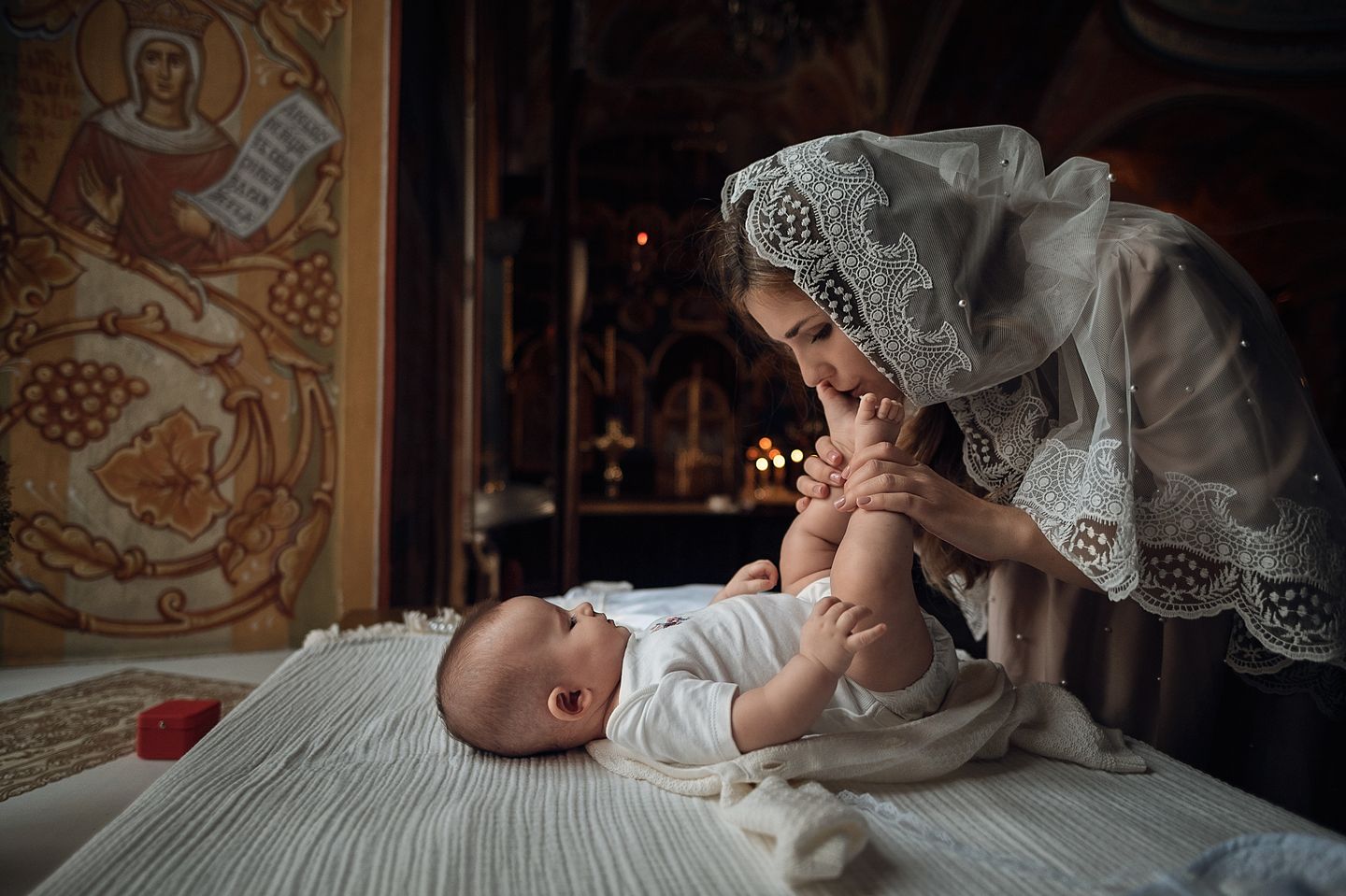Алмазово. Крещение