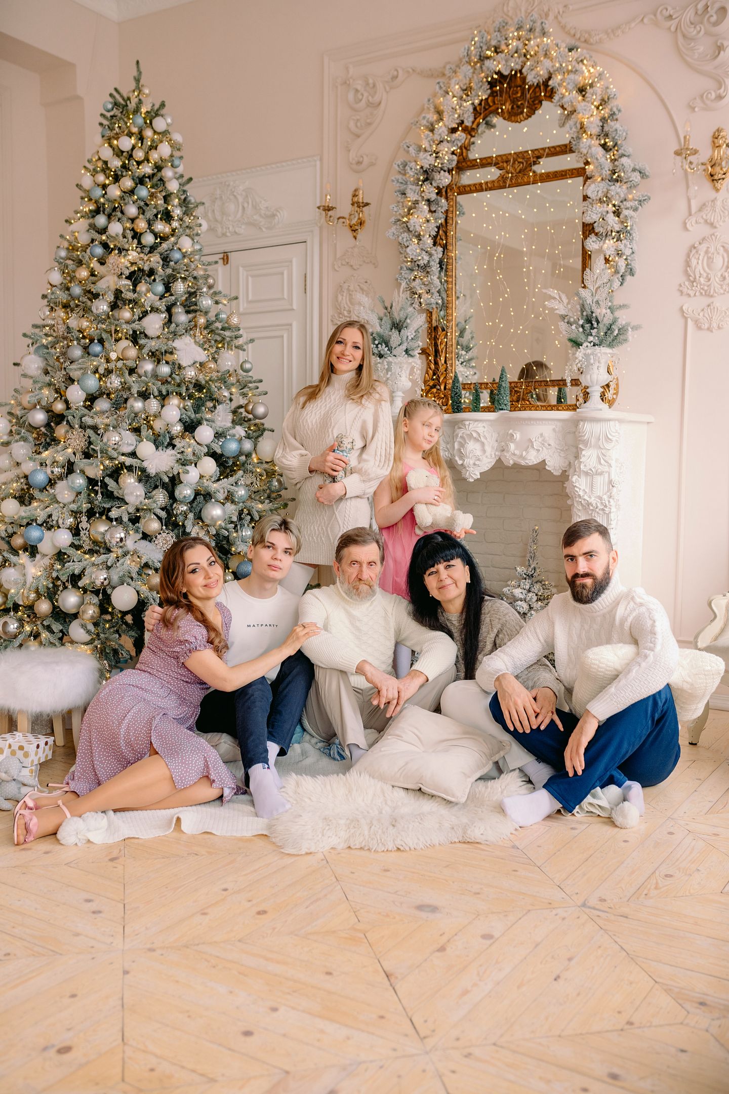 Новогодняя фотосессия. Балкон Идиллия