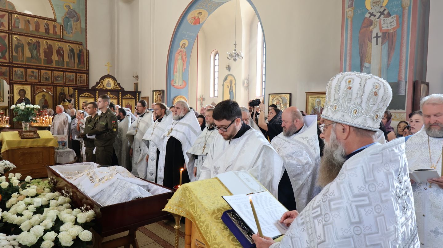 Погребение протоиерея Георгия Шевцова