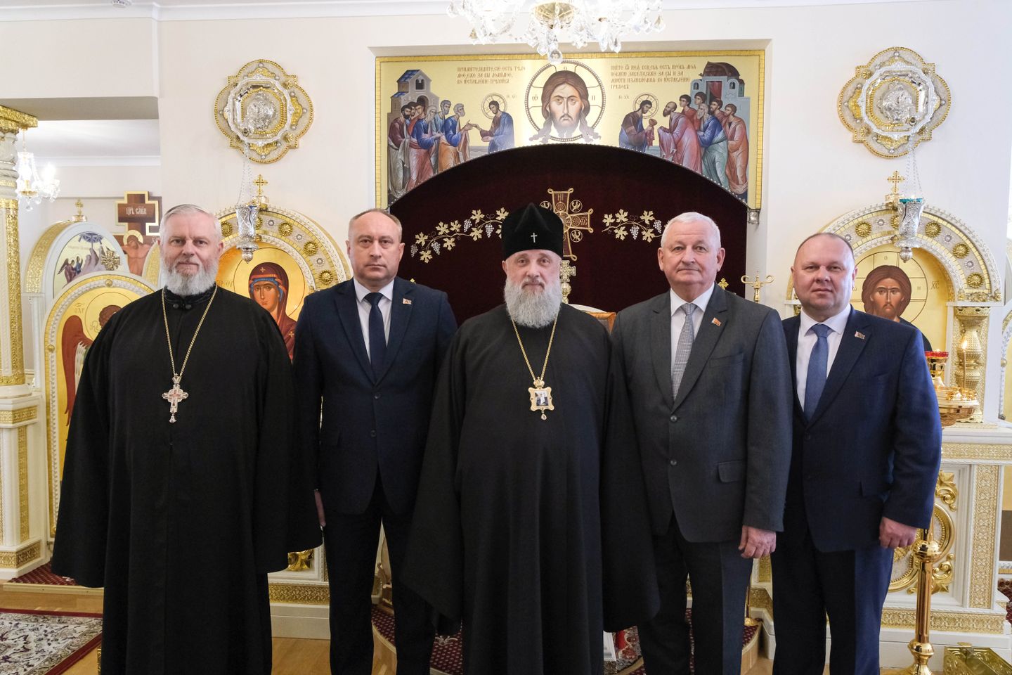 Пасхальная встреча в епархиальном управлении