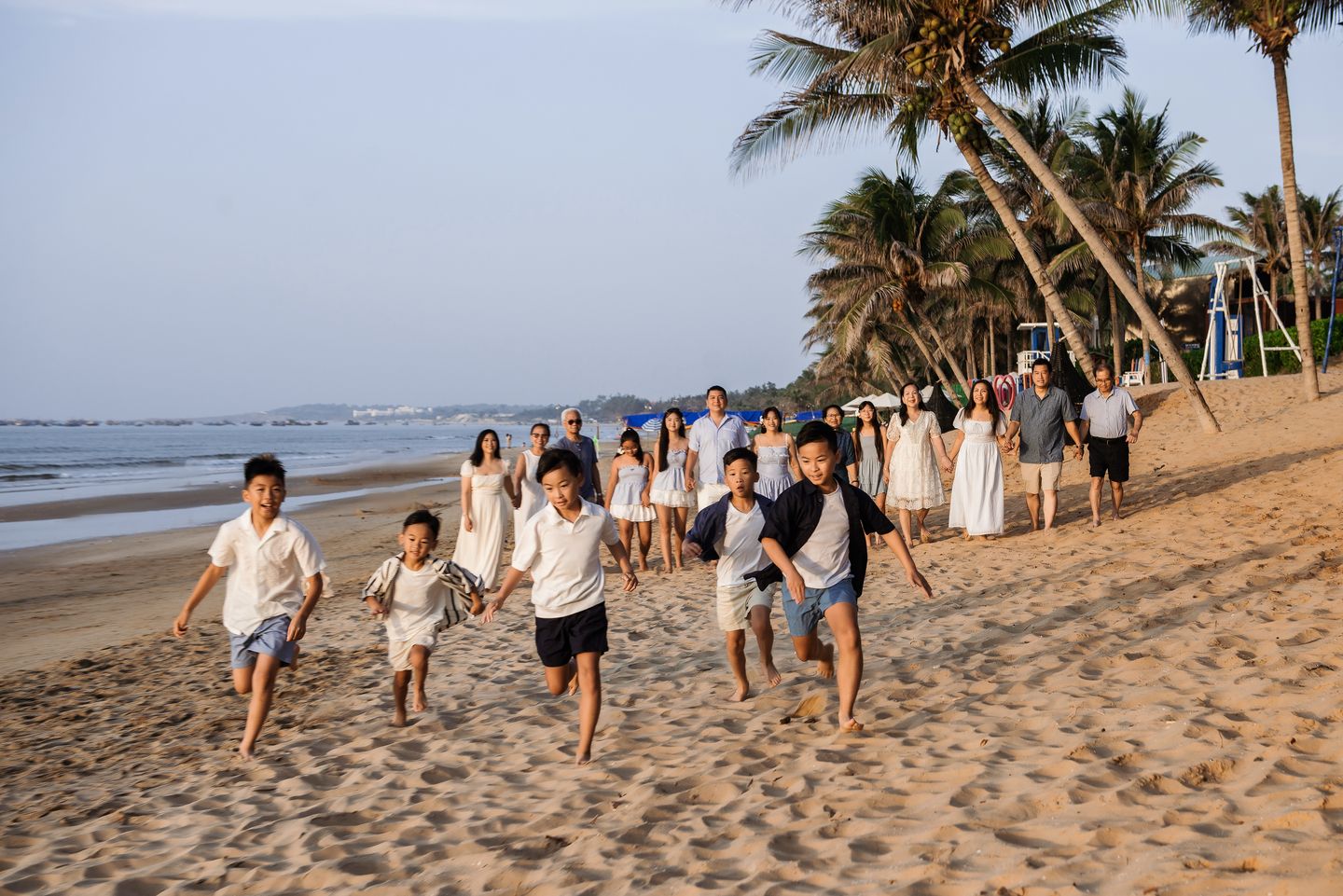 Sunrise family shoot in Muine