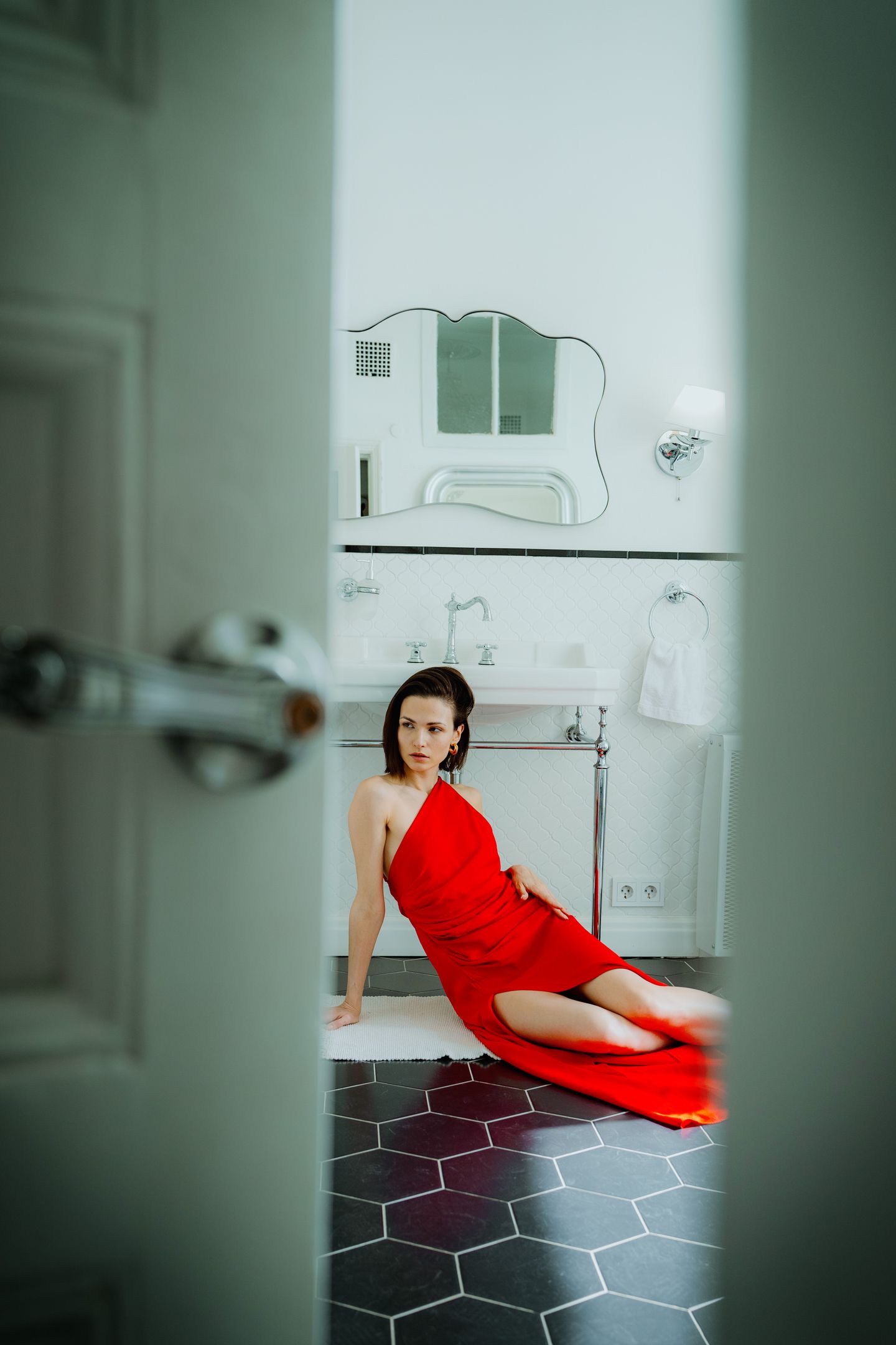 Red dress